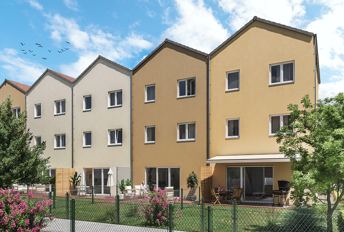 Prima Gruppe - Verkauf - Townhouses Zur Mesche Außenansicht Verkauf Mesche